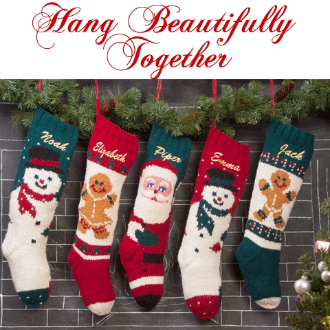 Cozy Gingerbread Wool Stocking: A Warm Christmas Treat for Your Home!